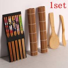 13 st/set sushi blad g&#xF6;r sj&#xE4;lv bambu sushi maker set sushi gardin ris sushi g&#xF6;r kit rulla matlagning verktyg &#xE4;tpinnar sked