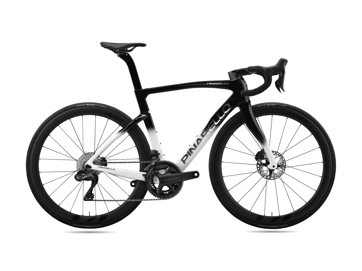 Pinarello F7 2025 - Shimano Ultegra Di2 2x112sp - Most Ultrafast 45 - 023 / 54.5 / g211 - lunar white (54.5)