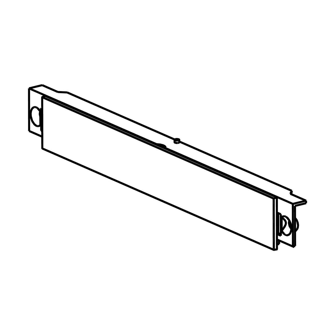 Electrolux manöverpanel, komplett, tryckt, 7801,334.6x41.6mm 2651091163