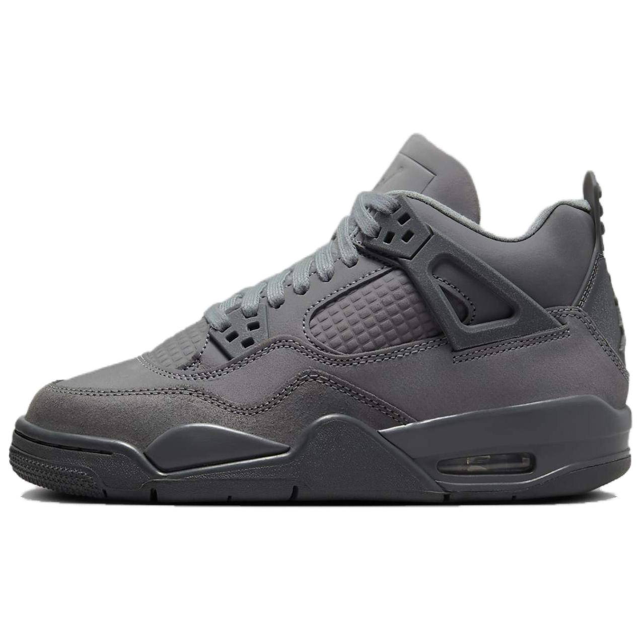 Air Jordan 4 Retro SE GS Wet Cement Barn Sneakers Grå Rökgrå Järngrå HM8965-001 cm