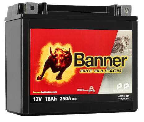 Banner Mc Batteri AGM YTX20L-BS 12V 18Ah