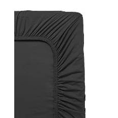 ENGHOLM TEXTILES Faconlagen Satin |Svart |80X200X30 cm