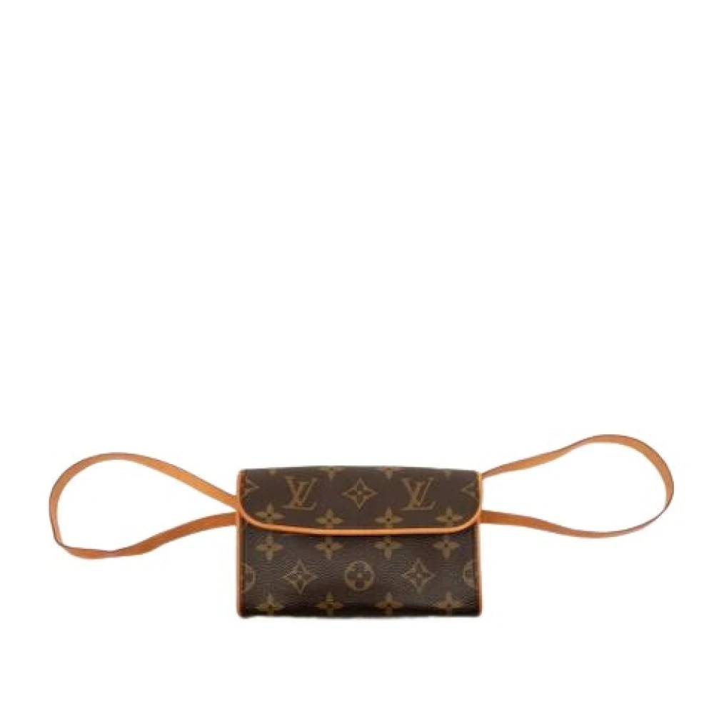 Louis Vuitton Vintage Pre-owned Pochette Sling Bag - Vintage - Dame - Brun - ONE SIZE - Læder