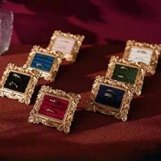 1 st vintage europeisk smyckesdisplay, vintage palatsstil ringbricka, fotoram ringhållare bricka för örhängen halsband, elegant boutique monter fotore - Multifärgad (En-Storlek)