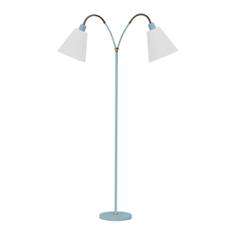 Haga golvlampa tvåarmad, turkos 140cm