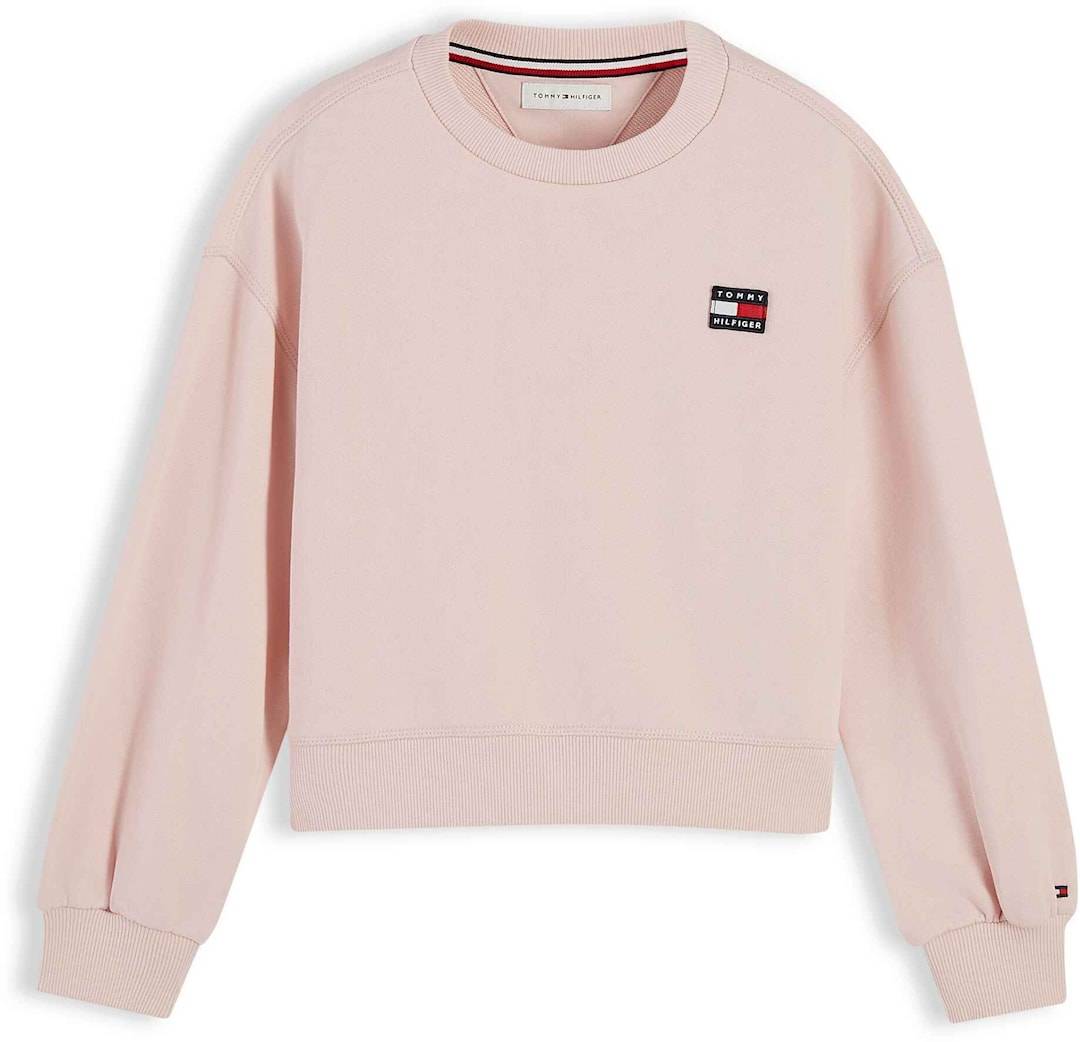 Tommy Hilfiger Heritage Flag Tröja Whimsy Pink Whimsy Pink 5 Y Rosa 5 år Flickor