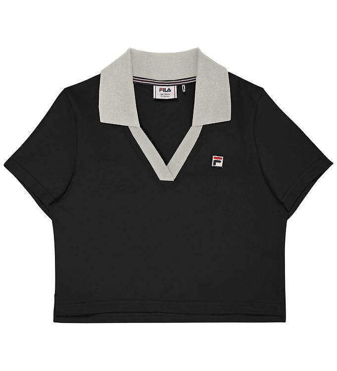 Fila Polo - Beskuren - Venaria - Svart m. Logo - Fila - 15-16 år (170-176) - Polo