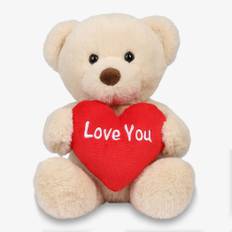 Nalle "Love you" - Nalle med rött hjärta