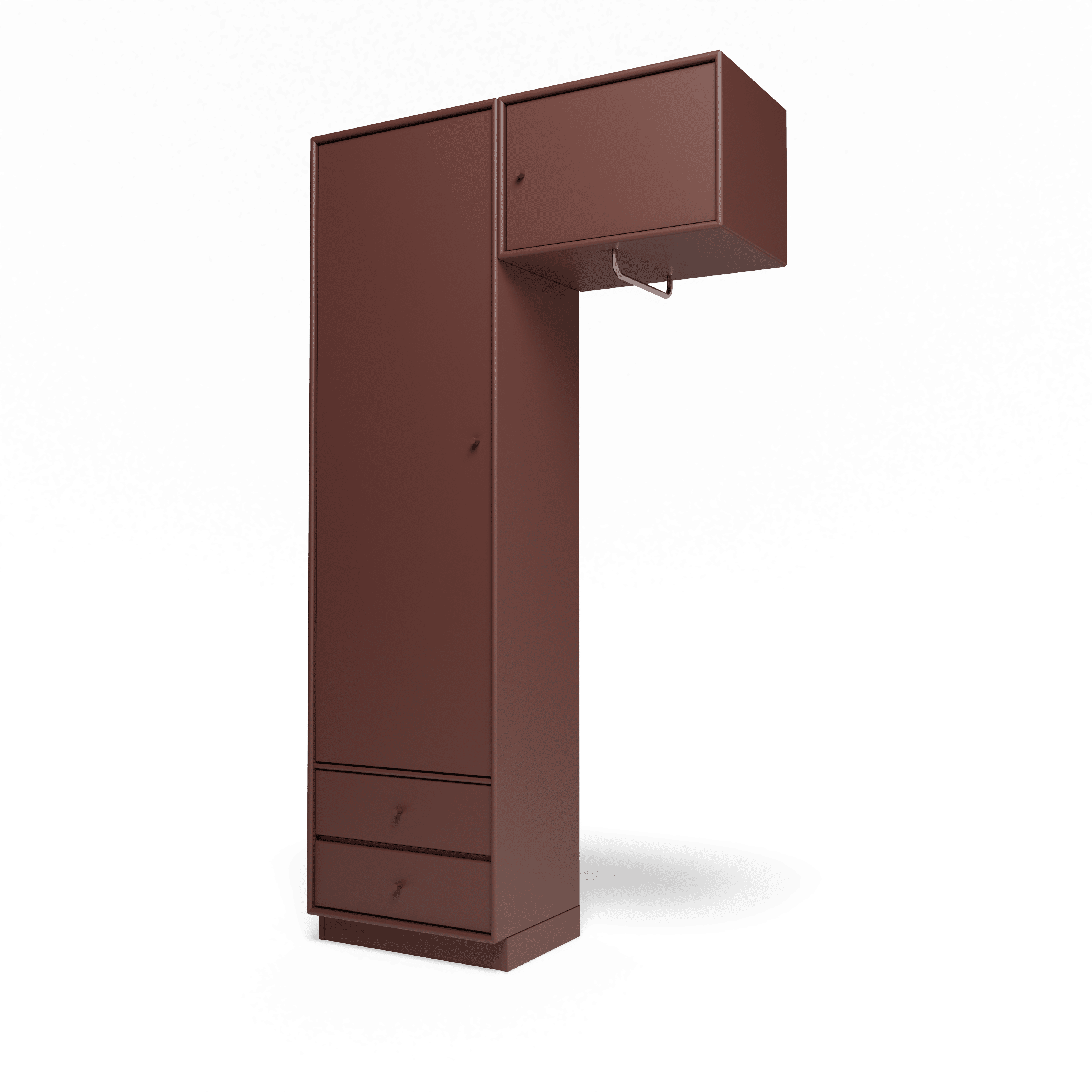 Attire II garderobe, inkl. sokkel 7 cm fra Montana Masala - Jacobsen Plus