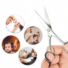 Professionellt Razor Edge-serie frisörsaxset - Frisör- och gallringssax, lugg, skäggsax/textursaxset - 6-tums frisörsaxset, lämplig för män/kvinnor/ba - Multifärgad (Spetsiga tandsaxar,Spetsiga saxar)