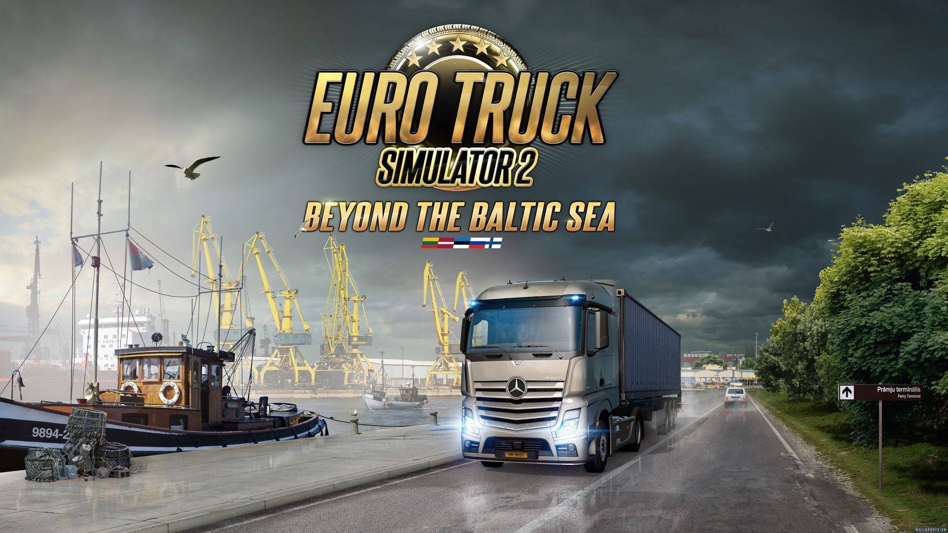 Euro Truck Simulator 2 - Beyond the Baltic Sea (Steam / PC) – Ånga / Regionsfri