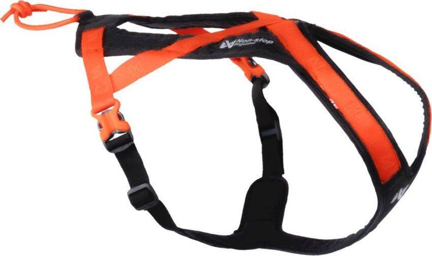 Non-stop Dogwear Rush Harness Black/orange, 8
