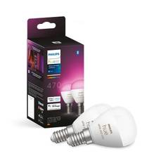 Philips Hue -  White&Color Amb. 5,1W Luster Klot 2 pak. E14