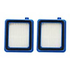 2-pack Hepa-filter för Electrolux, 2-set Filterelementbyte för Electrolux Q6 Q7 Q8 WQ61 WQ71 WQ81 Dammsugartillbehör