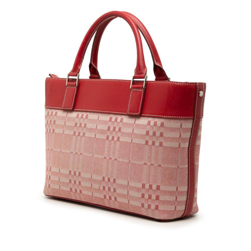 Burberry Vintage Tote Stl. - Totebags Från Magasin - Pink (L 23cm x W 38cm x D 10cm)