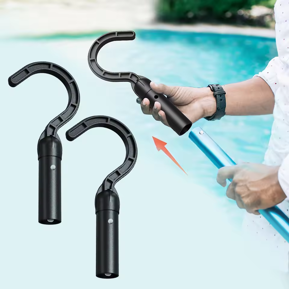 2Pcs Hook for Robotic Pool Cleaner, General Pool Vacuum Robot Telescopic Pole Hook, Hook for Pool Pole, Pool Cleaner Accessories
