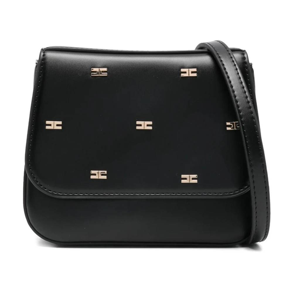 Elisabetta Franchi - La Mia Bambina Logo-Embellished Mini Crossbody Bag Väskor - Dam - ONE Size - Bomull