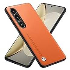 RankOne Fodral kompatibelt med Smartphone, kompatibelt med Sony Xperia 1 VI (sjätte generationen) (6,5 tum) skyddsfodral - orange