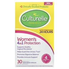 Culturelle, probiotic, 4 in 1 protection for women, 30 veggie capsules once daily