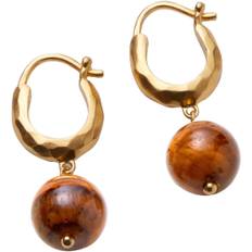Pernille Corydon Jewellery Earth Earrings Dam Creoler Stl. 25 mm - Från Magasin - Gold (25 mm)