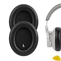 Geekria QuickFit Ersättande öronkuddar för Bang & Olufsen B&O Beoplay H95 hörlurar öronkuddar, headset öronkuddar, öronkåpor, reparationsdelar (svart)