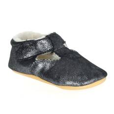 Melton - Hjemmesko m. uld - Move by Melton - Black glitter (26)