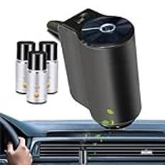 Euyehn Car Aromaterapi diffusor - Smart Car Aromaterapimaskin | Intelligent luftfräschare diffusor 3 justerbara doftnivåer aromaterapi oljor luftfuktare för bil hemmakontor