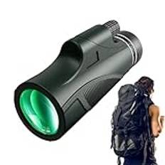 12x50 monokulärt teleskop, monokulära för vuxna högeffekts - Outdoor Telescope Monocular Telescope för Smartphone | Kompakt högdrivet monokulärt teleskop Clear Vision monokulärt för barn, vuxna