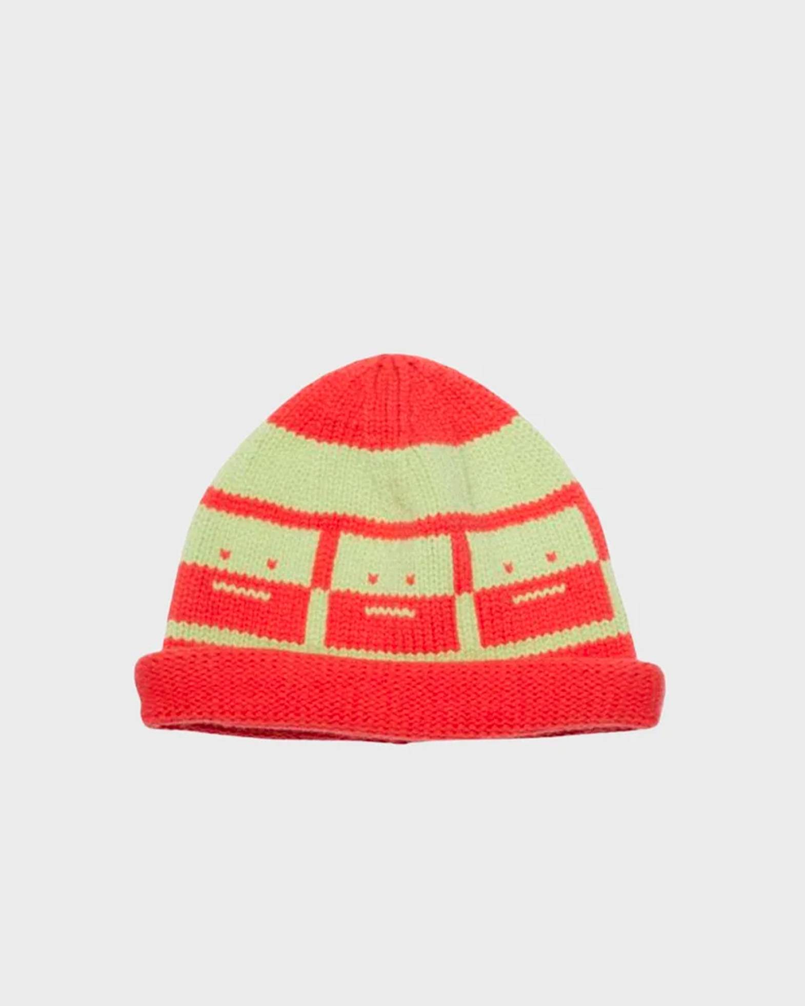 Acne Studios FA-UX-HATS000159 Röd ONESIZE (ONESIZE)