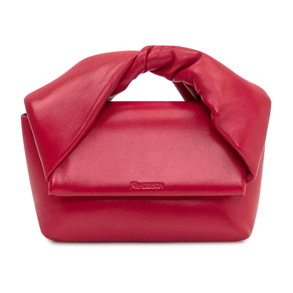 JW Anderson Midi Twister Bag - Tasker - Dame - Rød - ONE SIZE - Uld