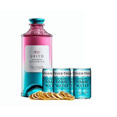 Ukiyo Japanese Blossom Gin 40% 70 cl. Pakke