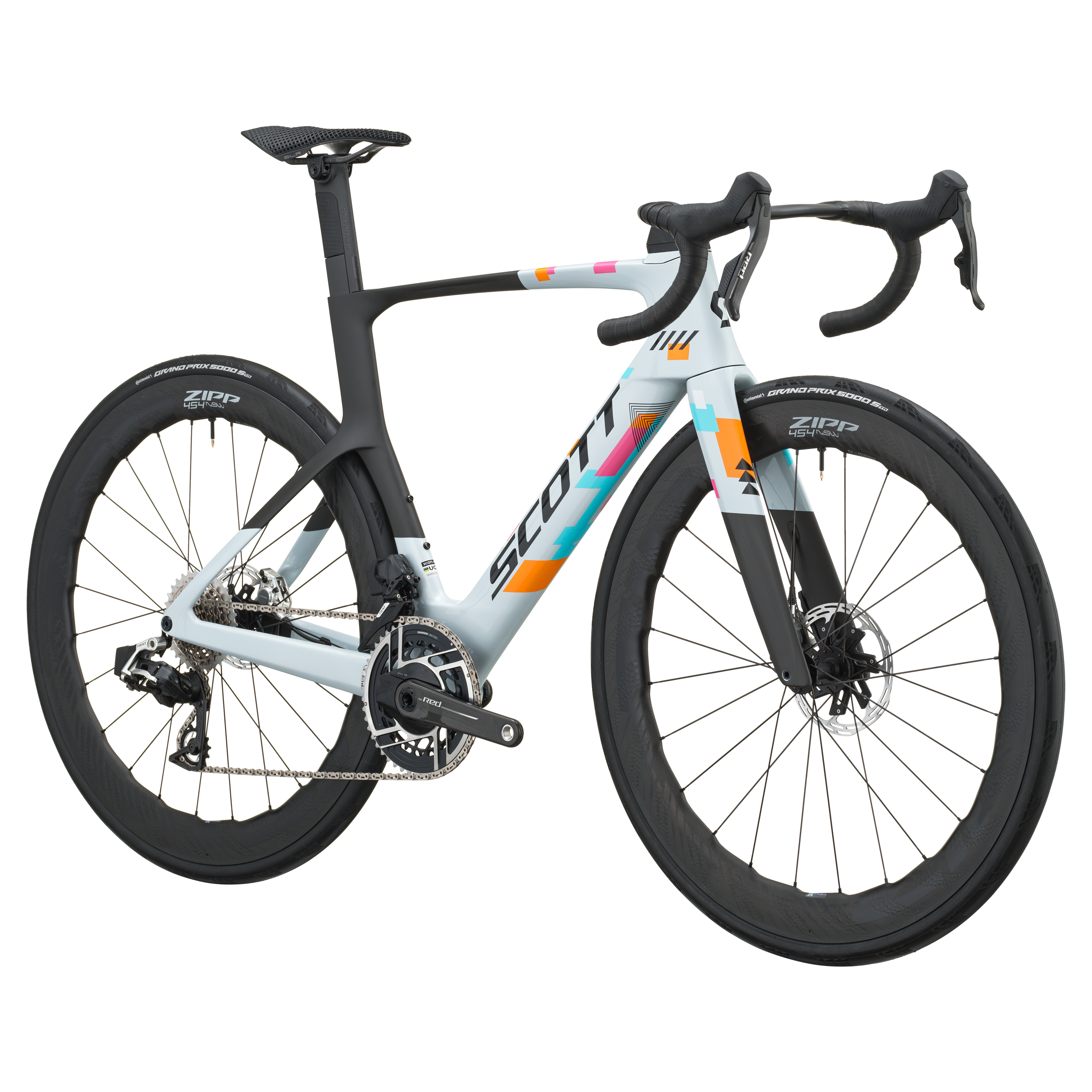 Scott FOIL RC TEAM REPLICA LTD 2026 - SRAM RED AXS 2X12 - ZIPP 454 NSW Carbon - 015 / s / team clear (s)