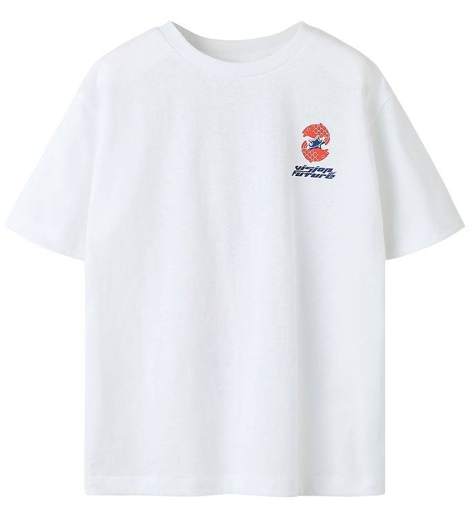 Name it T-shirt - NkmFabio - Bright White - Name It - 13-14 år (158-164) - T-Shirt