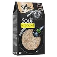 Sheba Multipack Soup – kattvåt mat i portionspåse – kyckling – 40 x 40 g