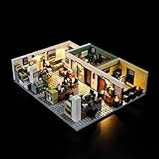 BRIKSMAX LED Lighting Kit för Lego Ideas The Office - kompatibel med Lego 21336 byggblock modell- inkluderar inte Lego Set