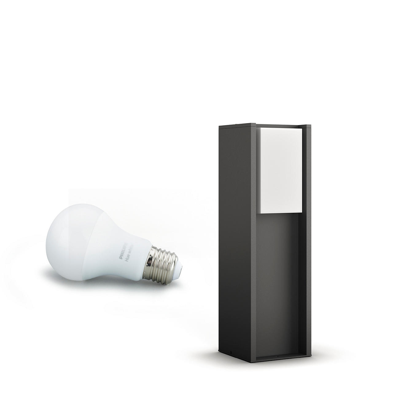 Philips hue turaco bedlampe piedestal 1x9w 230v antracit