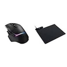 Logitech G G502 X PLUS LIGHTSPEED Trådlös RGB-mus för gaming - Optisk mus med LIGHTFORCE - Svart & Logitech G Powerplay trådlös laddningsmuspad, kompatibel med Logitech G PRO / G903 / G703 / - Black