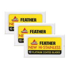 Feather Dubbelrakblad 30-pack
