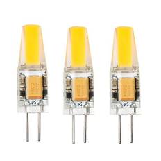 3 x LED Stiftpære G4, 1,5W, 12V DC, COB, varm/neutral-hvid 2700K Varm-hvid lys