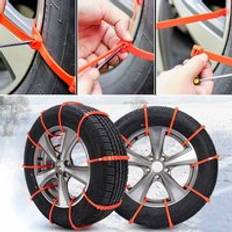 Glidband bil universal mini nylon vinterdäck hjul snökedjor bil lastbil snö lera hjul däck däck buntband biltillbehör