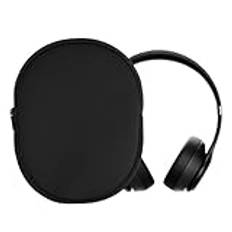 kwmobile Fodral kompatibelt med Beats Solo 4/Solo 3 Trådlöst/Marshall Major V fodral – neopren headsetskydd – påse med dragkedja – svart