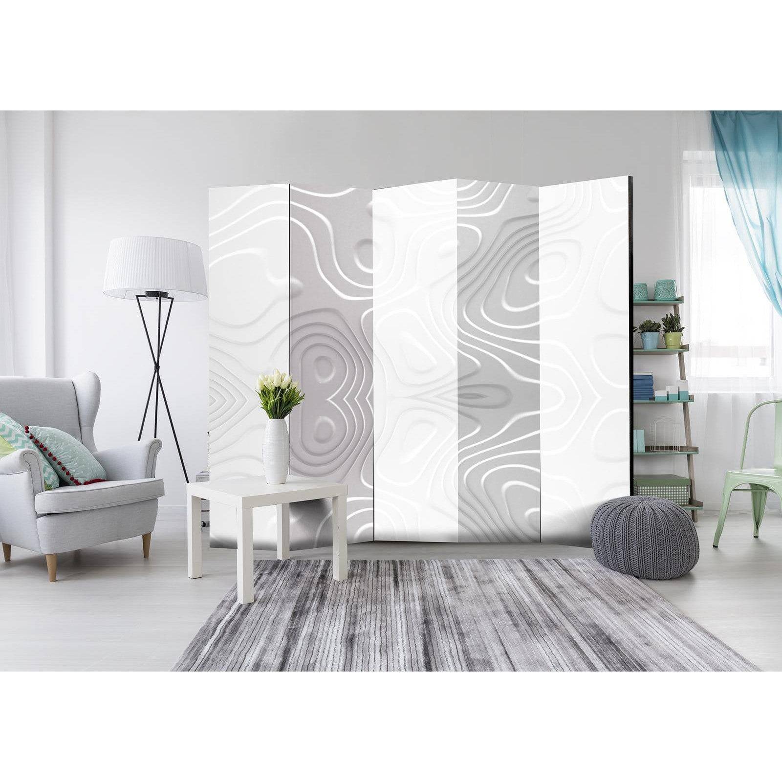 Rumsavdelare - White waves II - Ensidig 225x172