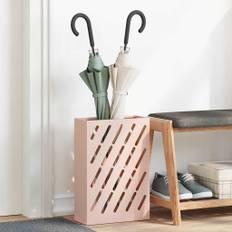 vidaXL Pink Paraplyholder 28x12x41 cm i stål