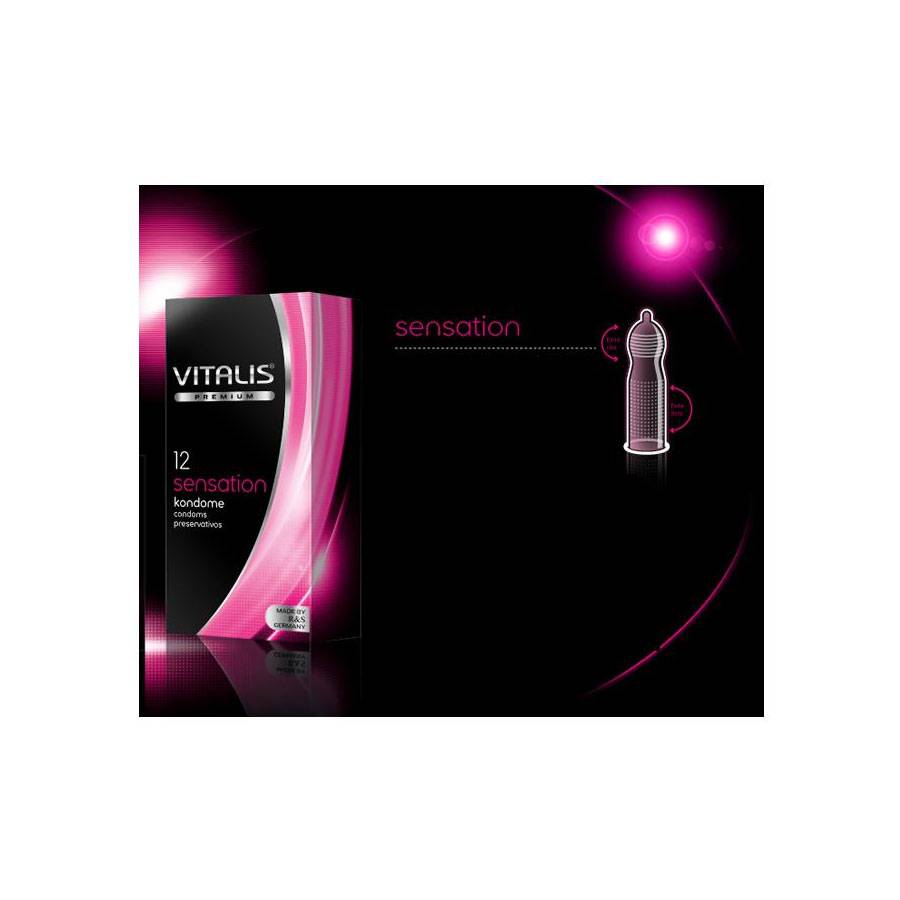Vitalis Condoms - Sensation 12 pack