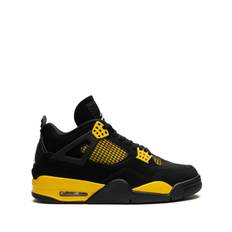 Jordan - Air Jordan 4 Retro Thunder 2023 sneakers - unisex - mocka/gummi/Tyg - 6 - Svart