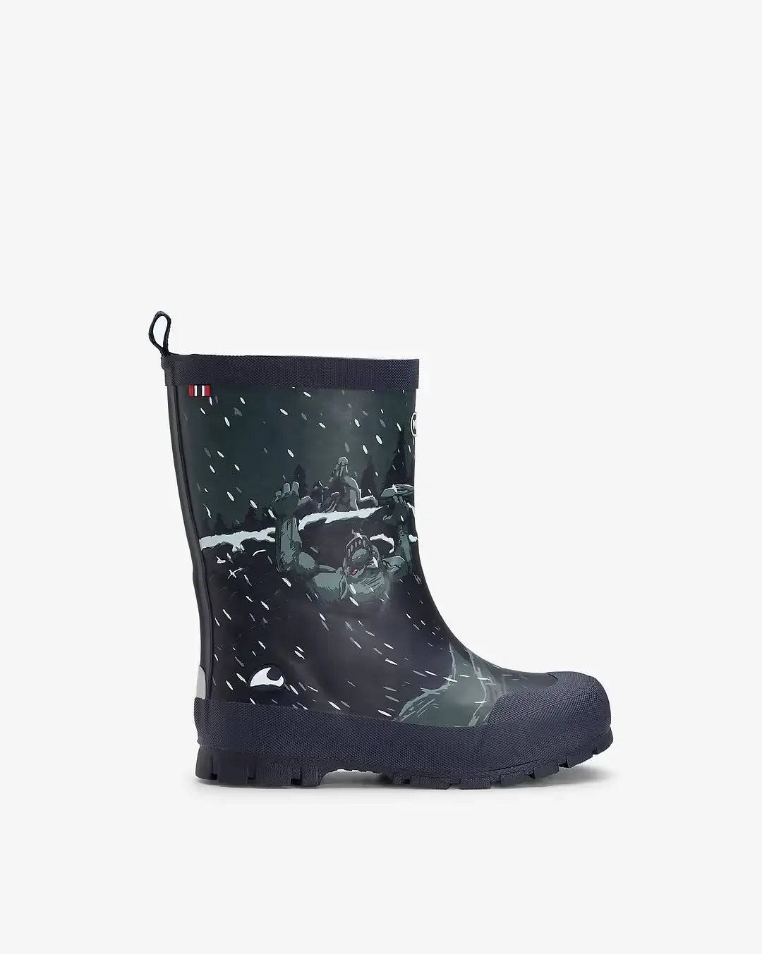 Viking Jolly Print Warm Kids Termostøvler Børn - Navy / Dark Grey - Navy / Dark Grey / 22