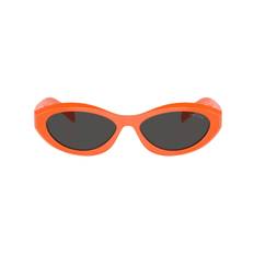 Prada Eyewear - cat-eye frame sunglasses - unisex - Acetate - 55 - Orange