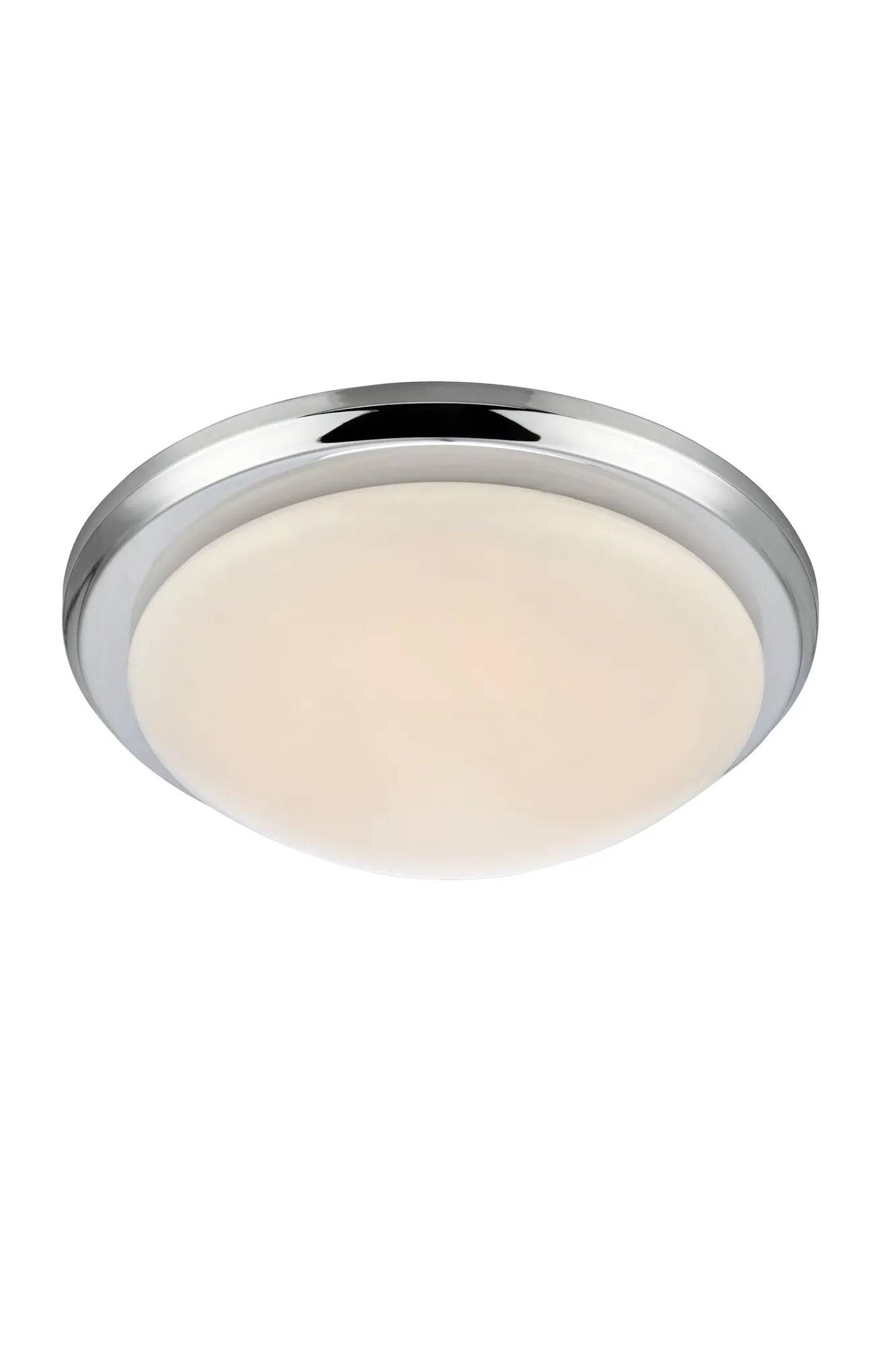 Rotor Plafond Vit/Krom 35 cm