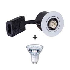 Utomhus Infälld Spotlight | Philips Gu10 | VENTA | Matt Vit | 230V (Dimbar)