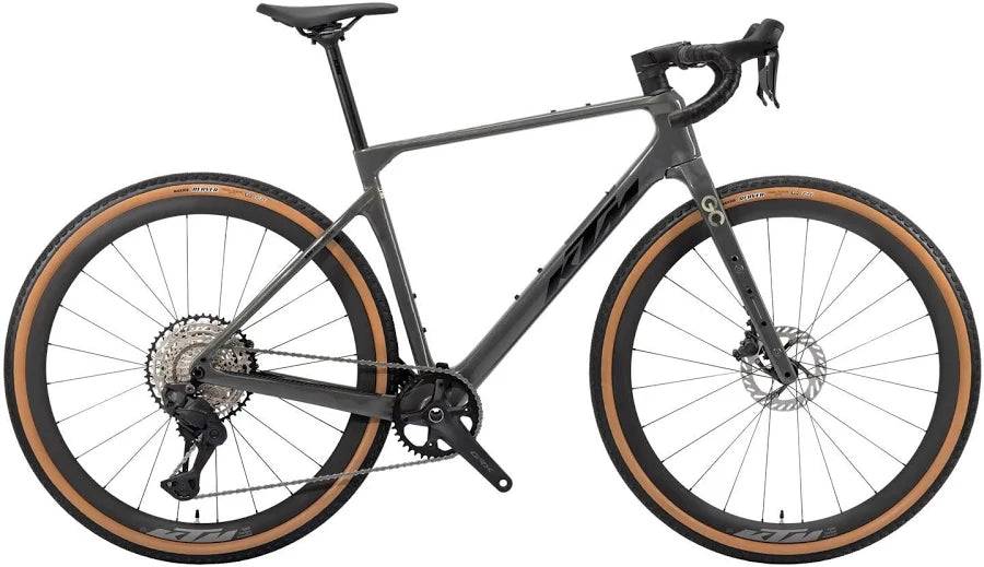 KTM Gravelator Elite 2026 - Shimano GRX Di2 1x12sp - KTM Team Carbon Gravel - 170 / S / Olive Pearl (S)